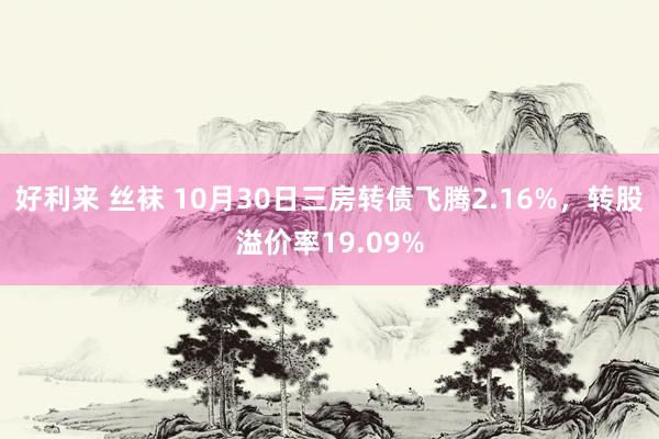 好利来 丝袜 10月30日三房转债飞腾2.16%，转股溢价率19.09%