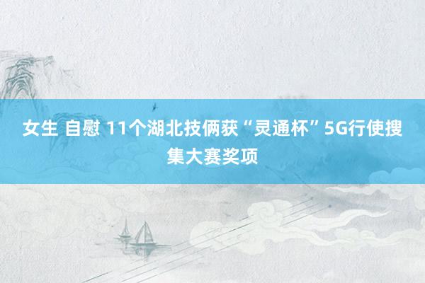 女生 自慰 11个湖北技俩获“灵通杯”5G行使搜集大赛奖项