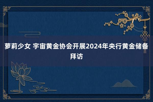 萝莉少女 宇宙黄金协会开展2024年央行黄金储备拜访